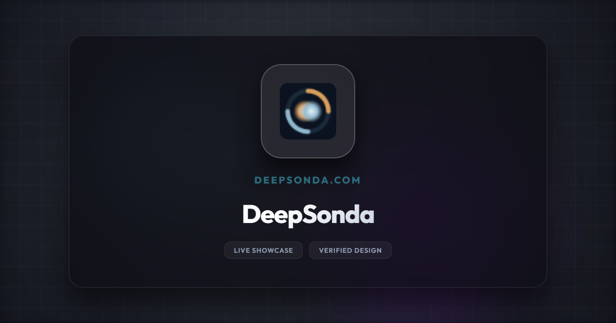 DeepSonda Dark Theme Preview