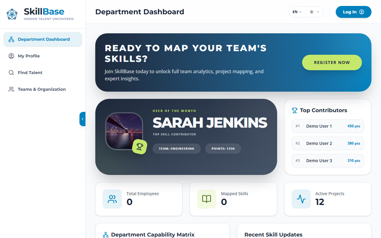 SkillBase screenshot 2
