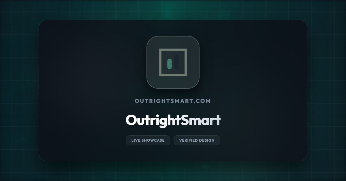 OutrightSmart Dark Theme Preview