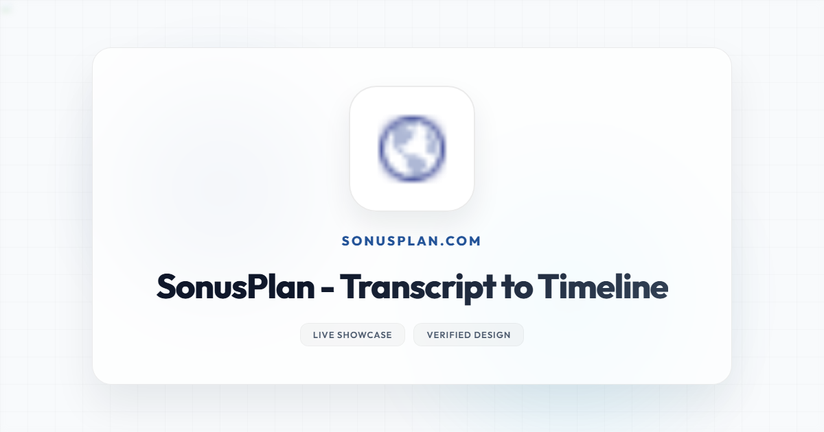 SonusPlan Light Theme Preview
