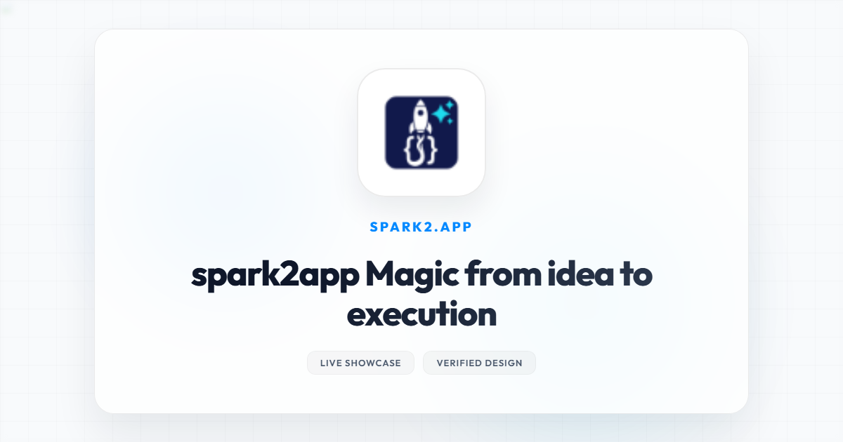 spark2app Light Theme Preview